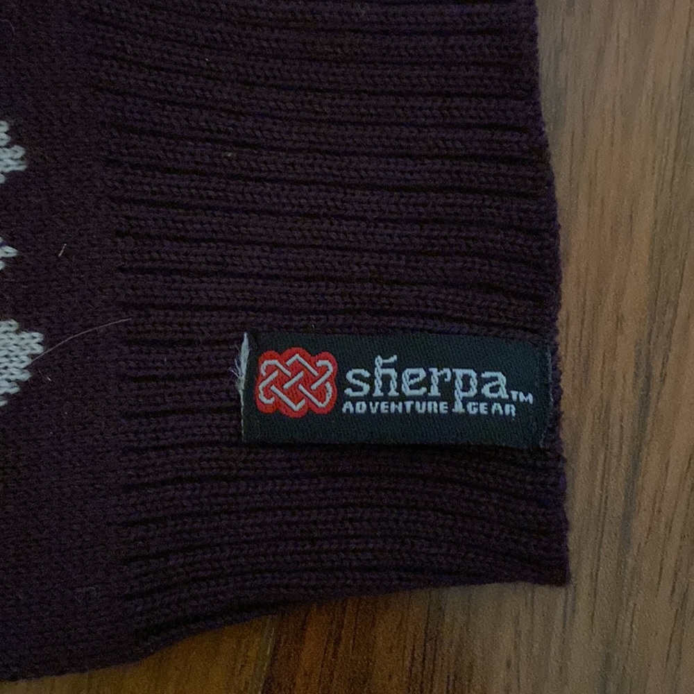 Fun Sherpa adventure gear fingerless mittens!  Cover your wrists! - Picture 3 of 4
